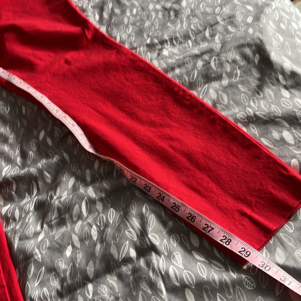 Old Navy pixie, high-rise red pants size 4 - Picture 5 of 7